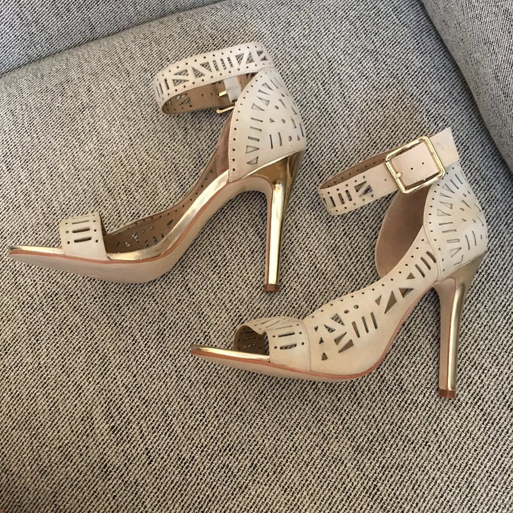 Nicole Miller Artelier Bali Ankle Strap Heels